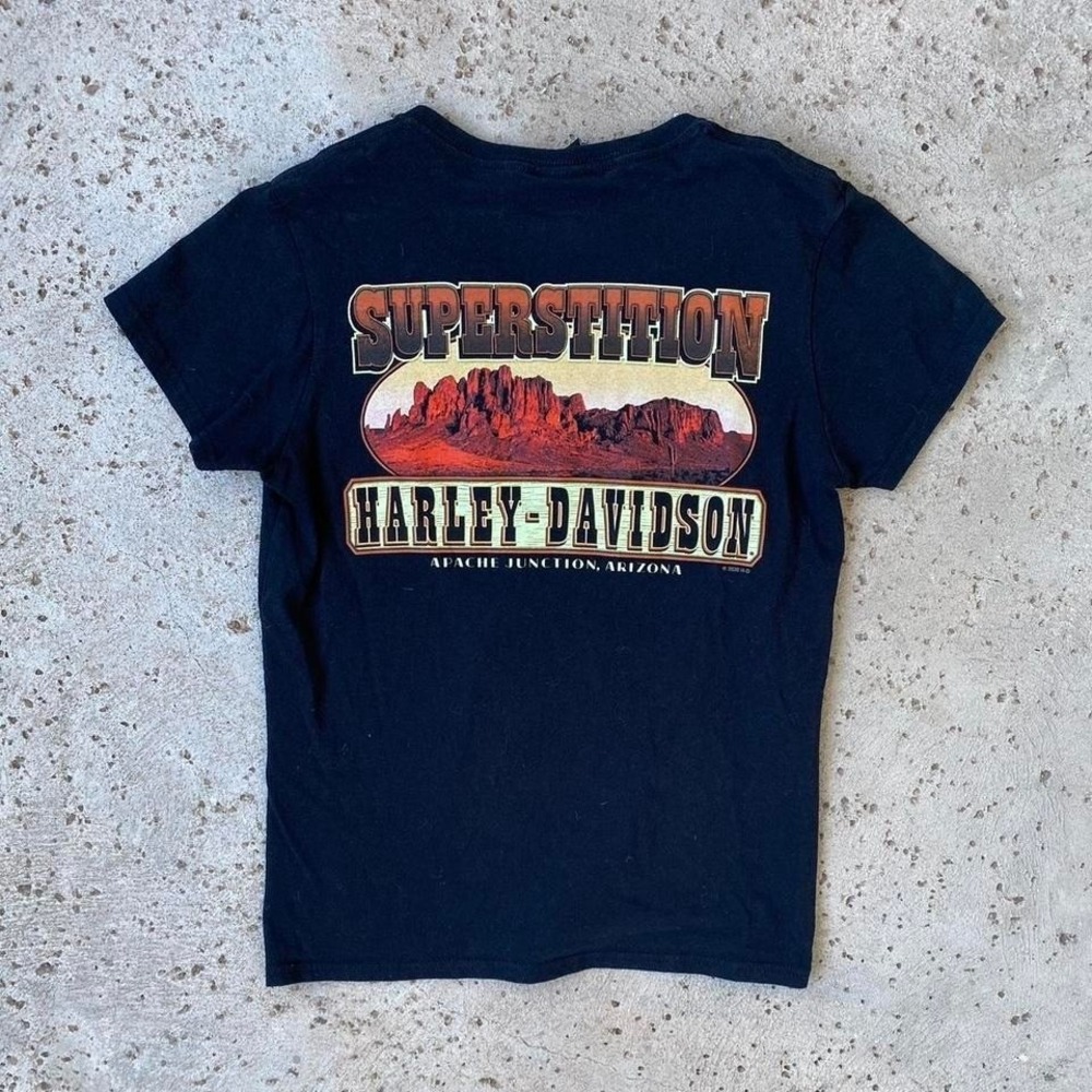 Vintage Women's Harley Davidson Superstition Apache Junction Arizona Shirt M